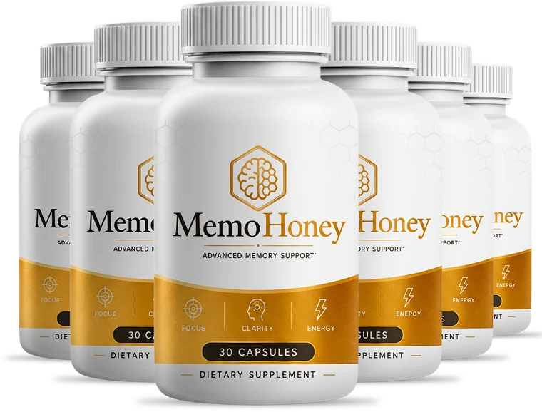 MemoHoney 6 Bottles package